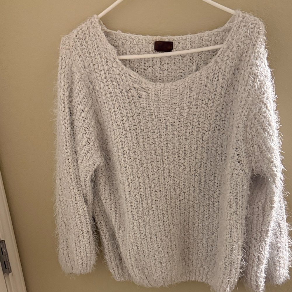 POL Soft Cream Knit Sweater